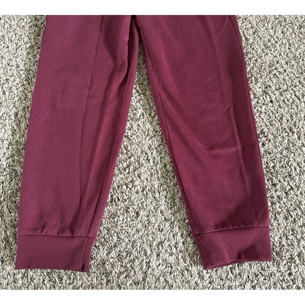 Old Navy Women's Maroon High-Rise Elastic Drawstring Jogger Size Medium - Picture 3 of 8